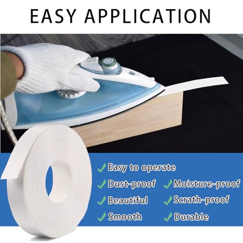 Melamine Edge Banding, 3/4 inch x 82ft White Edge Banding
