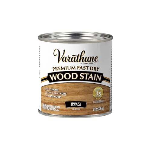Varathane Premium Fast Dry Honey Maple Wood Stain - color: Honey Maple, size: 0.25 Quart (Pack of 1)