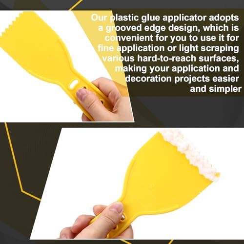 Lothee 3 Pcs Notched Trowel Set, Adhesive Spreader, 4" 3.1",2.4" - size: 4" 3.1",2.4"