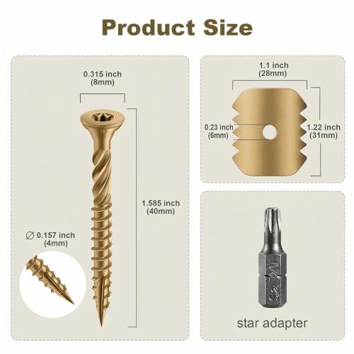 Fence Nail Fastener, 1-5/8", 200PCS - size: 1-5/8"