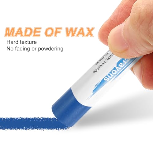 HARFINGTON 5pcs Wood Filler Sticks Wooden Wax Touch Up Furniture Repair Crayons for Scratch Hole Wood, Sapphire - color: Sapphire