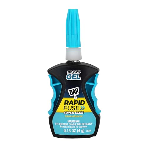 DAP RapidFuse Gel Adhesive Control Applicator, 0.13 Oz (7079800179), Clear