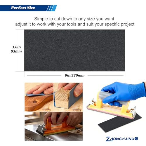 21-Sheets 280 Grit Sandpaper, 9 x 3.6 Inch Wet Dry Sand Paper Assortment Pack, Silicon Carbide Abrasive Sanding Sheets for Automotive Car Paint Metal Wood Furniture Crafts Polishing - size: 9x3.6 inch, style: 280Grit 21 Pcs