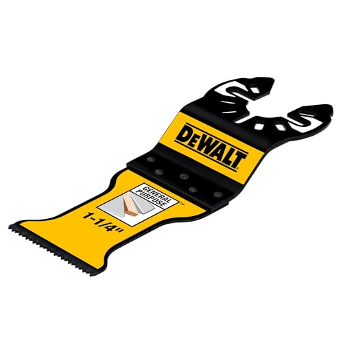DEWALT 1-1/4 In, Titanium Oscillating Tool Blade For Wood with Nails, 3 Pack, (DWA4203-3) - size: One Size