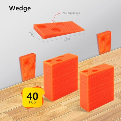 43Pcs Laminate Wood Flooring Installation Kit