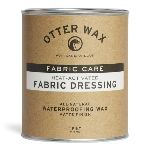 Otter Wax Heat-Activated Fabric Dressing | 1 Pint | Meltable Waterproofing Treatment for Waxed Canvas Jackets & Rain Gear | All-Natural & PFAS-Free Beeswax Protectant | Made in Portland USA - size: 16 Ounce (Pack of 1)