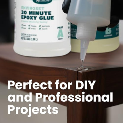 Alumilite Enviroset 30 Minute Epoxy Glue 32 Oz for Strong Bonding - size: 32 oz, style: 30 Minute
