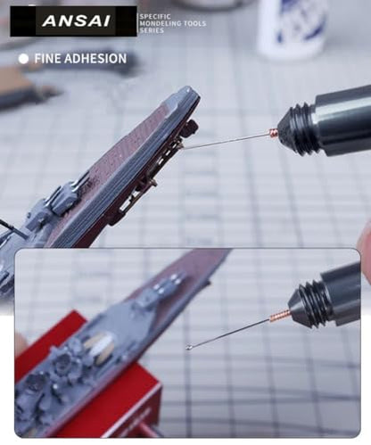 Mini Metal Glue Applicator Needle for Hobby, Craft, Model and Small Part Dispensing,Simple Needle Design, No Reservoir
