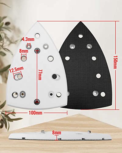 DTS400 DS400 Triangle Sanding Pad Fit for Random Orbit Sanders