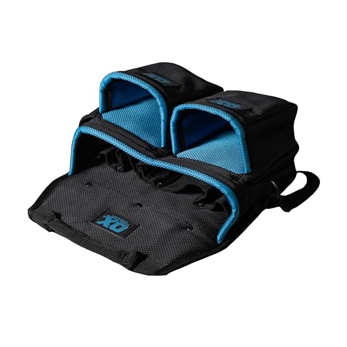OX Pro Nylon Electrician Tool Belt with Pouches - Electrical Tool Belt with Padded Back Support - Made with Ballistic Nylon and PVC Coated Pouches - Cinturón para Electricista - size: Electrician Tool Belt