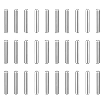 HARFINGTON 55pcs Dowel Pins, M1.5 x 10mm 304 Stainless Steel Cylindrical Shelf Support Peg Pin Rod Fasten Elements for Metal Devices Wood Furniture DIY Installation, Silver - size: M1.5 x 10mm