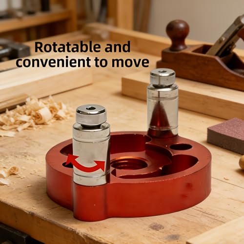 Self Centering Doweling Jig, Wood Drill Guide 2-10mm 8-Pcs Drill Jig Kit for Straight Holes, Punching Positioner Woodworking Tool, Cabinet, DIY Woodworking Projects