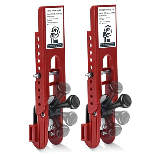 2Pcs Siding Tools, Adjustable Siding Installation Tools for 5/16 Inch Fiber Cement Boards, Lap Tool Gauge Mounting Kit Installation