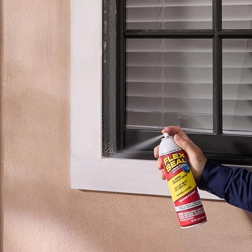Flex Seal Spray Rubber Sealant Coating, Waterproof, Black, 14 oz, 1-Pack - color: Black, size: 14 oz (Pack of 1)