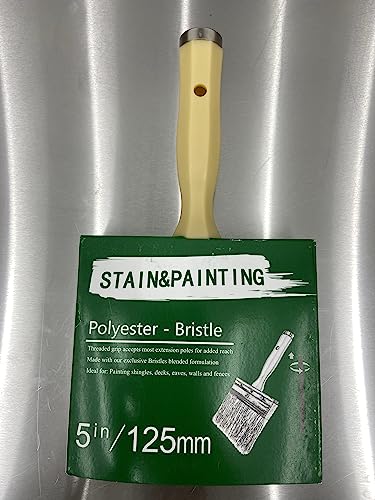 Professional Deck, Stain, Fence and Siding Staining Brush - Load Handler for Efficient Application by Woodrich Brand