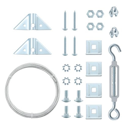HOME MASTER HARDWARE Anti Sag Gate Kit for Wooden Fence, Zinc Plated 1 Pack - color: Zinc, size: 1 Pack