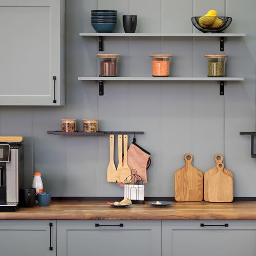 6 x 5 Inch Metal Shelf Bracket, Heavy Duty Shelf Support Bracket - size: 6 x 5 Inch (4 PCS)