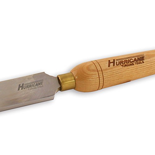 Hurricane Turning Tools, HTT-121, Standard Series, 1 1/2" Left Side Curved Scraper for Woodturning
