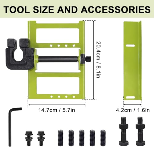 Zihvfzu Vertical Chainsaw Mill Guide for Cutting Lumber and Boards,Green - color: Green