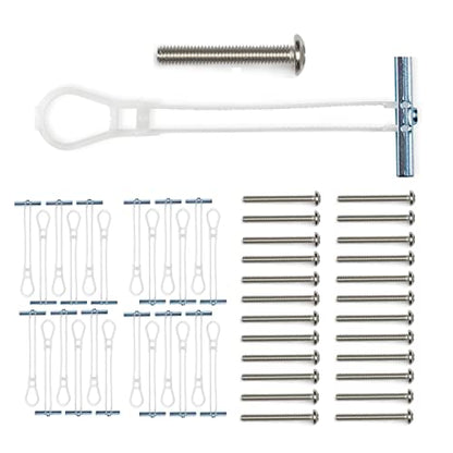 CondoMounts EDA1426 Universal Wall Mounting Anchors for Steel and Metal Studs | TV Mount | Cabinets | Holds 90lbs | Includes 25 Elephant Anchor Set - size: 25 Anchors, style: Metal Stud Anchors