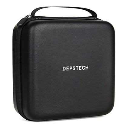 DEPSTECH Original Endoscope Case, Wireless Borescope Carrying Bag WiFi & USB Scope Cameras, Upgraded Large-Capacity Hardshell Case, Compatible with 4.3" Inspection Camera DS300, Black