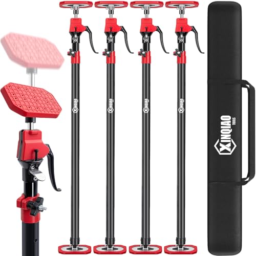 XINQIAO Cabinet Jacks for Installing Cabinets, Heavy Duty Third Hand Tools Adjustable Support Pole from 49.2 in to 114.2 in, 4 PCS - size: 49.2"-114.2" 4PC