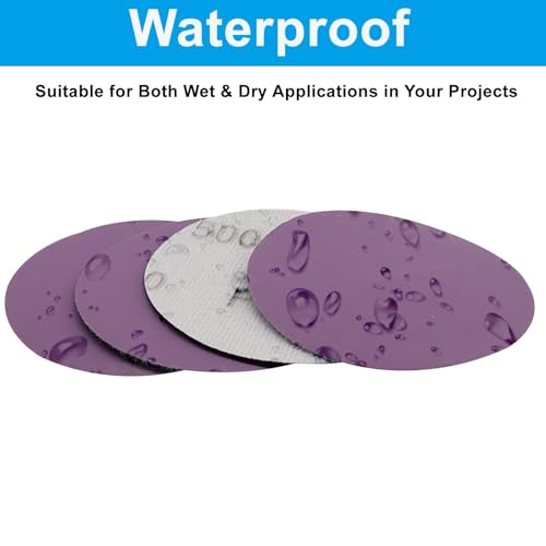 3 Inch 1500 Grit Wet Dry Sandpaper, 50 Pcs - style: Grit 1500