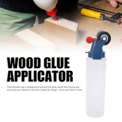 Wood Glue Roller Applicator Bottle, Dispenser with Cap for Crafts Repairs