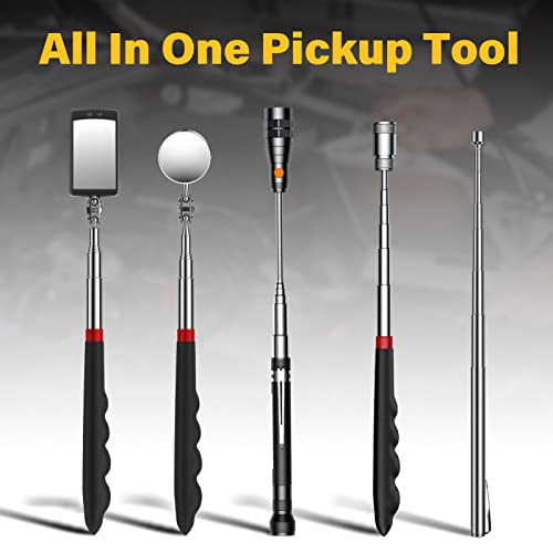 Magnetic Pickup Tool Set with Inspection Mirror, Birthday Gifts For Men