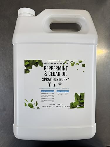 Kate's Home & Garden Peppermint Oil Spray for Bugs, Ants, Spiders (1 Gal) - size: 128 Fl Oz (Pack of 1)