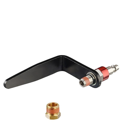 RayMagic Steel Pneumatic Tool Rafter Hook Hanger, Lightweight, Durable,Reusable Metal Organaizer Adjustable Easy Install Hooks with 1/4" Air Tool Swivel Fitting, for Air Nailer, 1-Piece Brass Fitting - style: 1-Piece