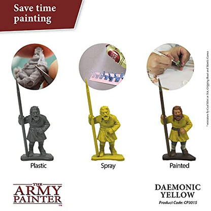 The Army Painter, Colour Primer Daemonic Yellow, 400 ml acrylic spray - color: Daemonic Yellow