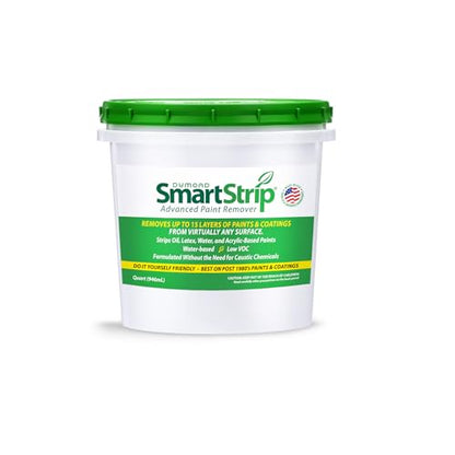 Dumond Smart Strip Advanced Paint Remover - For Removal of Acrylic, Latex, Oil, & Water-Based Coatings - Non-Caustic Formula - Indoor/Outdoor - Contractor & DIY Friendly - 1 Quart - size: 32 Fl Oz (Pack of 1)