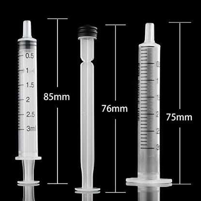 SHAOTONG 3ml/cc Syringe without Needle - 100PACK/Individually wrapped - size: 3ml
