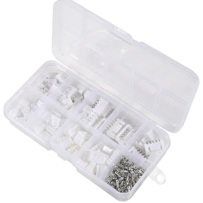 230pcs XH2.54 PH2.0 2p 3p 4p 5 pin 2.54mm 2.0mm Pitch Terminal Kit Housing Pin Header JST Connector Wire Connectors Adaptor