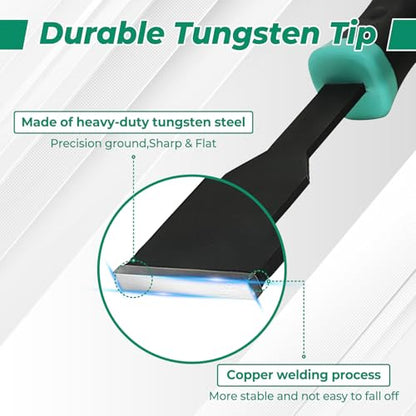 Carbide Scraper(5/8"),Super Gasket Scraper Remover,Green - size: 5/8"