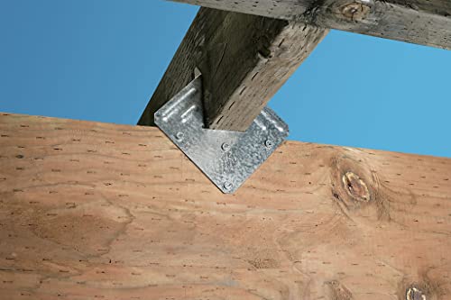 Simpson Strong-Tie H1Z Hurricane Tie 100 Pack - ZMAX Galvanized 18-Gauge, Truss Tie - size: 100 Pack
