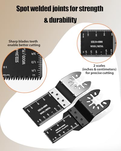 AVID POWER 112 Pcs Oscillating Saw Blades Compatible with Most Brands
