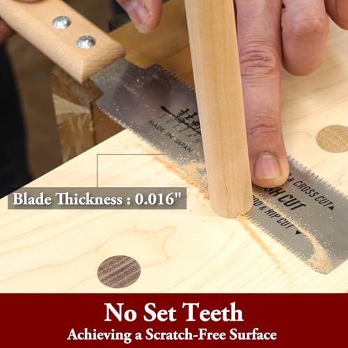 SUIZAN Flush Cut Saw 6" - Japanese Pullsaw Hand Saws Wood Cutting - size: 6 Inch (150mm), style: 6 Inch (150mm) Hand Saw
