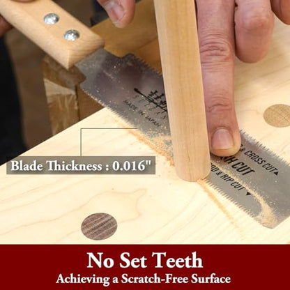 SUIZAN Flush Cut Saw 6" - Japanese Pullsaw Hand Saws Wood Cutting - size: 6 Inch (150mm), style: 6 Inch (150mm) Hand Saw