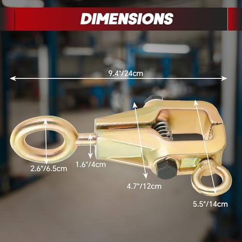 Professional 5 Ton 2-Way Auto Body Repair Clamp Kit 3PCS