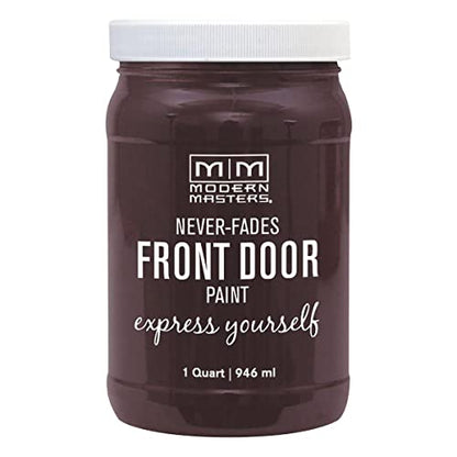 Modern Masters 275267 Front Door Paint, Quart, Satin Sincere - color: Satin Sincere