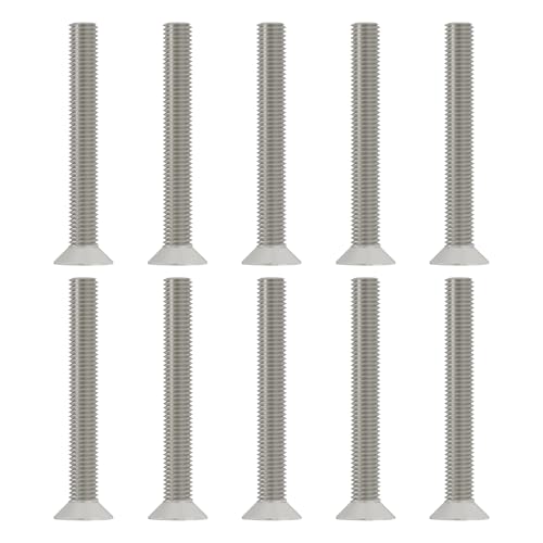 10 Pcs M5x40mm Flat Head Socket Cap Screws,Allen Hex Drive Type, 304 Stainless Steel countersunk Bolt, Full Threaded - size: M5x40mm /10 Pcs