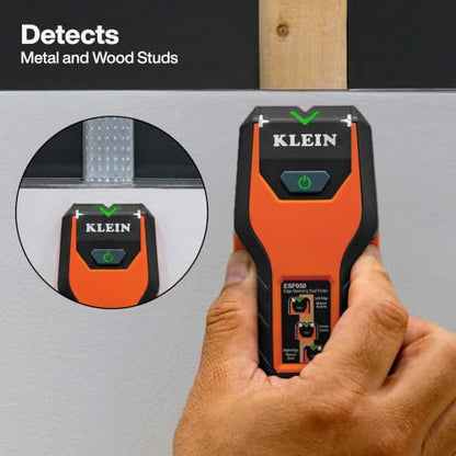 Klein Tools ESF050 Edge-to-Edge Stud Finder with LED Indicators - size: Edge-to-Edge