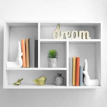 uxcell 4 Pcs Floating Shelf Brackets, Metal Hidden Shelf Support Brackets 0.4" x 5.7" Invisible Shelf Brackets with Screws for Floating Wood Shelves (Silver Tone) - size: 0.4" Dia x 5.7" Length