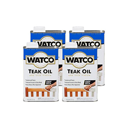 Watco Teak Oil Finish - size: 32 oz (Pack of 4)