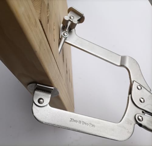 Pocket Hole Clamp 14 Inch (355mm), Right Angle, 2 Ways to Use for Hole Joinery, 1pack