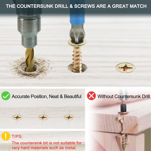 420PCS Wood Screws Assortment Kit, Self Tapping Screw Set (9 Sizes) - size: ZC1022 Mix
