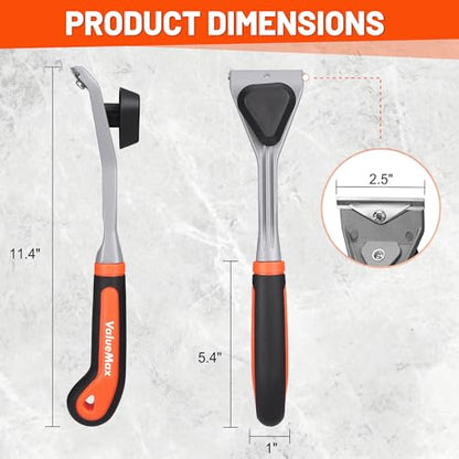 ValueMax 2-1/2" Carbide Scraper with Ergonomic Handle for Removal