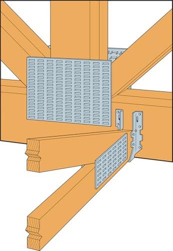 Simpson Strong-Tie LUS ZMAX Galvanized Face-Mount Joist Hanger for 2x8 (Pack of 50) - size: 50 Pack